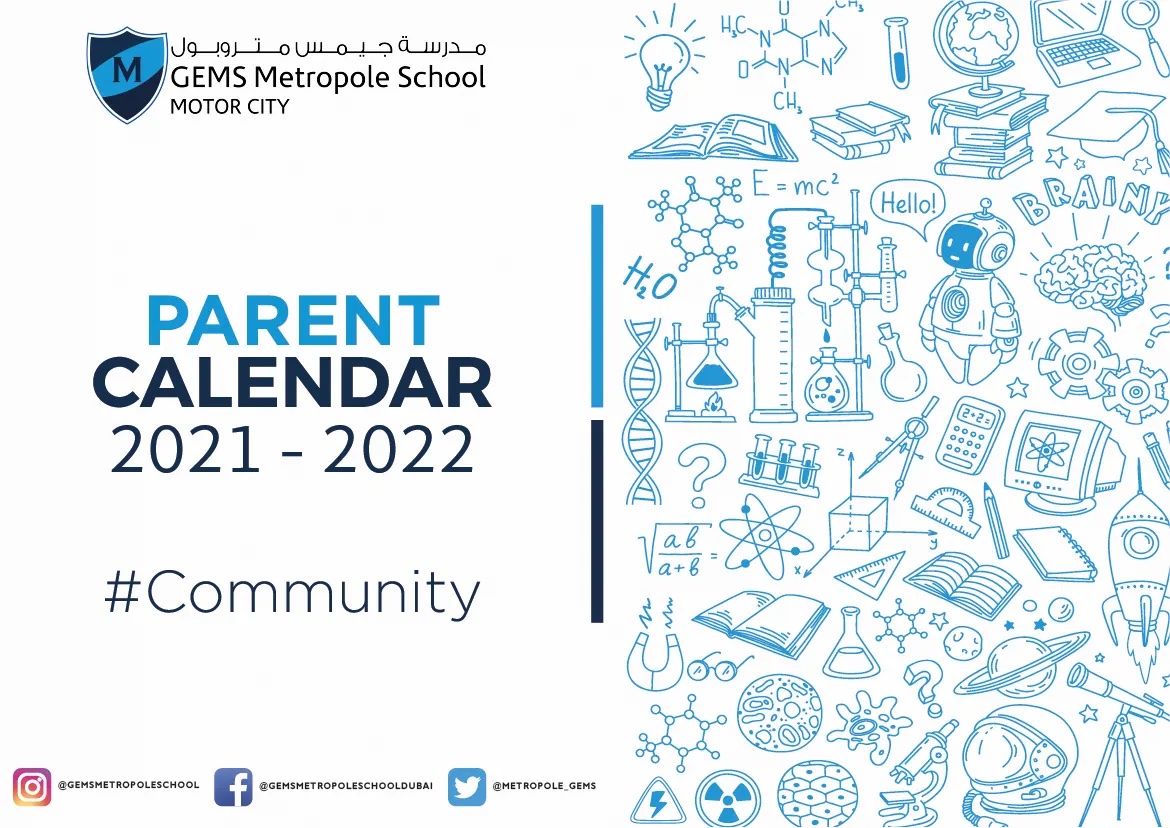 Parent Calendar AY 2021 - 22